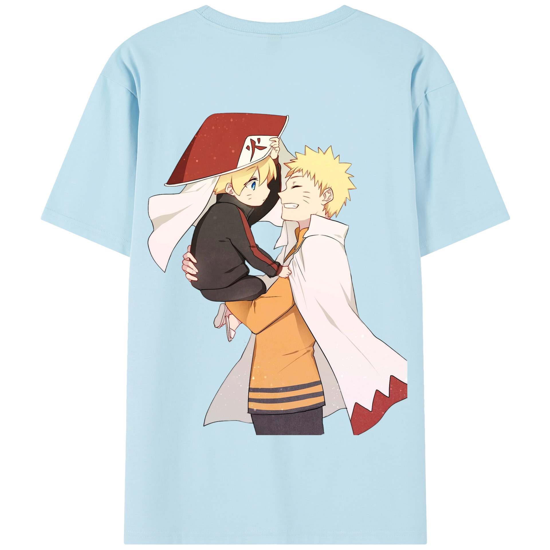 （画像用） NARUTO -ナルト- うずまき ナルト Uzumaki Naruto 綿100％半袖Tシャツ（背面プリント）